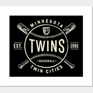 Old Minnesota Twins 3 By Buck Original Posters and Art